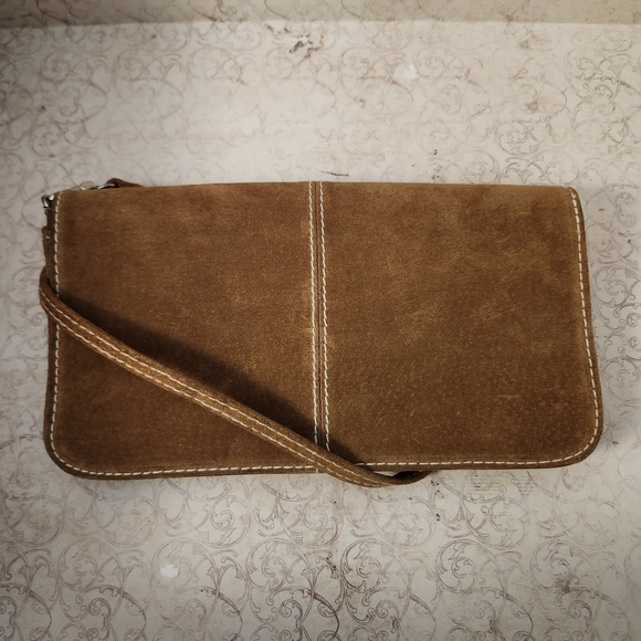 Pelle Studio Handbags - Pelle Studio By Wilsons Leather Suede Shoulder Bag